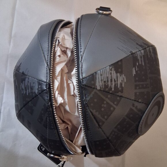 Loungefly Star Wars Return of the Jedi 40th Anniversary Death Star Crossbody Bag - Picture 7 of 16